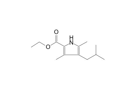 1H-pyrrole-2-carboxylic acid, 3,5-dimethyl-4-(2-methylpropyl)-, ethylester