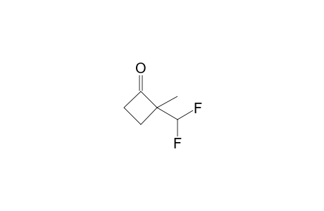 2-(difluoromethyl)-2-methyl-1-cyclobutanone