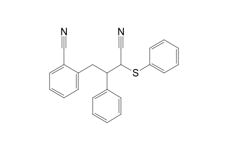 4-(2-Cyanophenyl)-3-phenyl-2-(phenylthio)butanenitrile