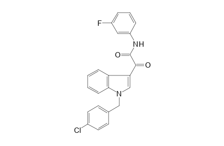 1H-Indole-3-acetamide, 1-[(4-chlorophenyl)methyl]-N-(3-fluorophenyl)-.alpha.-oxo-