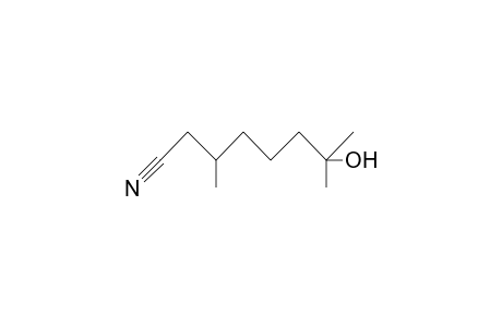 3,7-Dimethyl-7-hydroxy-octanonitrile