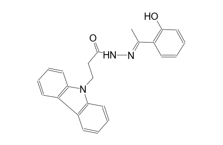 9H-carbazole-9-propanoic acid, 2-[(E)-1-(2-hydroxyphenyl)ethylidene]hydrazide