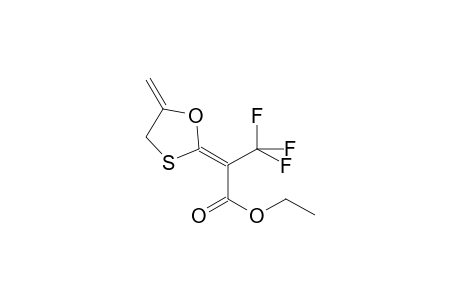 3,3,3-Trifluoro-2-(5-methylene-[1,3]oxathiolan-2-ylidene)-propionic acid ethyl ester