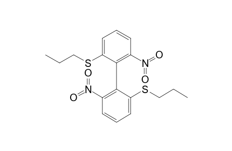 2,2'-Bis(propylthio)-6,6'-dinitrobiphenyl
