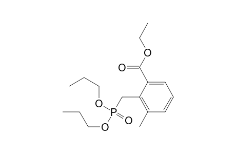 dipropyl 2-ethoxycarbonyl-6-methylbenzylphosphonate