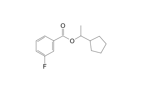 1-Cyclopentylethyl 3-fluorobenzoate
