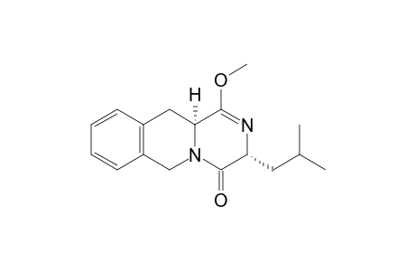 (3R,11aS)-1-methoxy-3-(2-methylpropyl)-3,6,11,11a-tetrahydropyrazino[1,2-b]isoquinolin-4-one