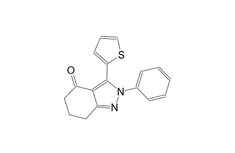 2-phenyl-3-(2-thienyl)-2,5,6,7-tetrahydro-4H-indazol-4-one