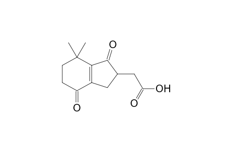 2-(3,7-diketo-4,4-dimethyl-1,2,5,6-tetrahydroinden-2-yl)acetic acid
