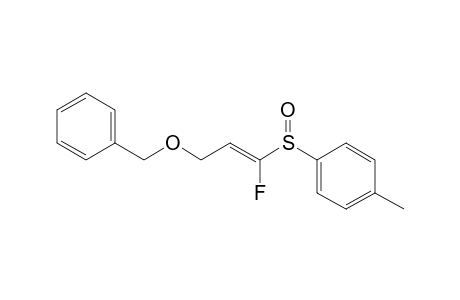 1-[(E)-3-(benzyloxy)-1-fluoro-prop-1-enyl]sulfinyl-4-methyl-benzene