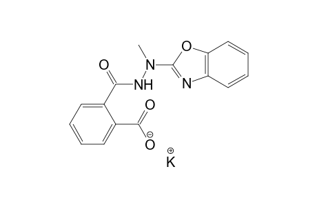 1,2-Benzenedicarboxylic acid, mono[2-(2-benzoxazolyl)-2-methylhydrazide], potassium salt