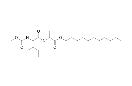 L-Isoleucyl-L-alanine, N-methoxycarbonyl-, undecyl ester