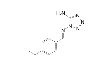 N~1~-[(E)-(4-isopropylphenyl)methylidene]-1H-tetraazole-1,5-diamine
