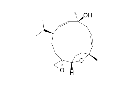 Spiro[15-oxabicyclo[10.2.1]pentadeca-6,10-diene-2,2'-oxiran]-8-ol, 8,12-dimethyl-5-(1-methylethyl)-, [1S-(1R*,2R*,5R*,6E,8R*,10E,12S*)]-
