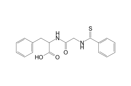 L-3-phenyl-N-[N-(thiobenzoyl)glycyl]alanine