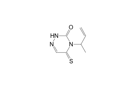 1,2,4-Triazin-3(2H)-one, 4,5-dihydro-4-(1-methyl-2-propenyl)-5-thioxo-