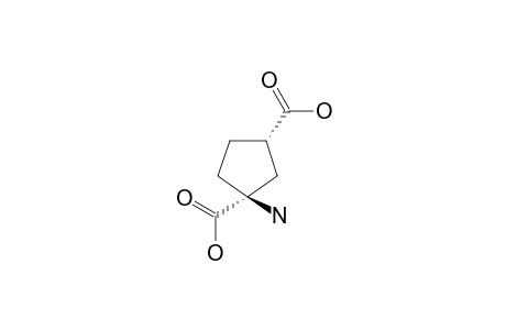 (1S,3S)-1-aminocyclopentane-1,3-dicarboxylic acid