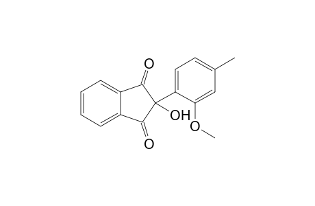 2-(2'-Methoxy-4'-methylphenyl)-2-hydroxy-dihydroindane-1,3-dione
