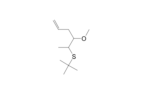 5-(tert-Butylthio)-4-methoxy-1-hexene
