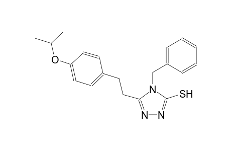 4-benzyl-5-[2-(4-isopropoxyphenyl)ethyl]-4H-1,2,4-triazole-3-thiol