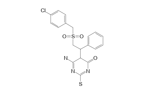 6-AMINO-5-[2'-(4-CHLOROPHENYLSULFONYL)-1'-PHENYLETHYL]-2-MERCAPTOPYRIMIDINE-4-ONE