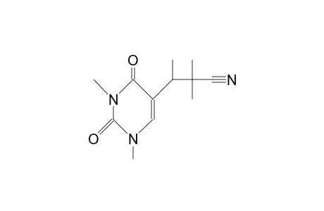 1,3-Dimethyl-5-(1,2-dimethyl-2-cyano-propyl)-uracil