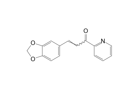 3-[3,4-(methylenedioxy)phenyl]-1-(2-pyridyl)-2-propen-1-one
