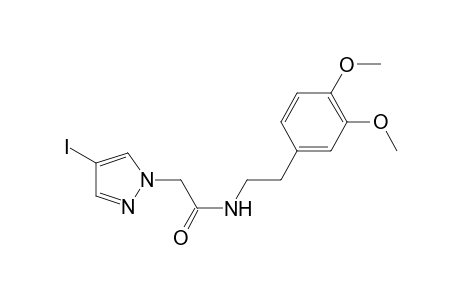 N-[2-(3,4-dimethoxyphenyl)ethyl]-2-(4-iodo-1H-pyrazol-1-yl)acetamide
