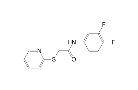 N-(3,4-difluorophenyl)-2-(2-pyridinylsulfanyl)acetamide
