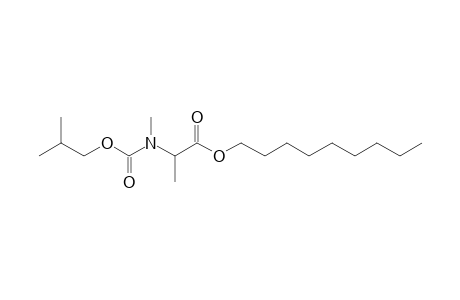 Alanine, N-methyl-N-isobutoxycarbonyl-, nonyl ester