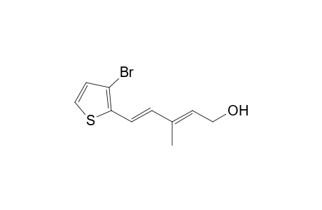 (2E,4E)-5-(3-Bromothien-2-yl)-3-methylpenta-2,4-dien-1-ol
