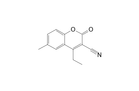 3-Cyano-4-ethyl-6-methylcoumarin