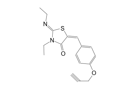 4-thiazolidinone, 3-ethyl-2-[(Z)-ethylimino]-5-[[4-(2-propynyloxy)phenyl]methylene]-, (2Z,5E)-