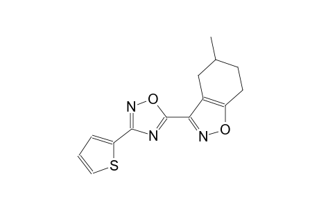 5-methyl-3-[3-(2-thienyl)-1,2,4-oxadiazol-5-yl]-4,5,6,7-tetrahydro-1,2-benzisoxazole