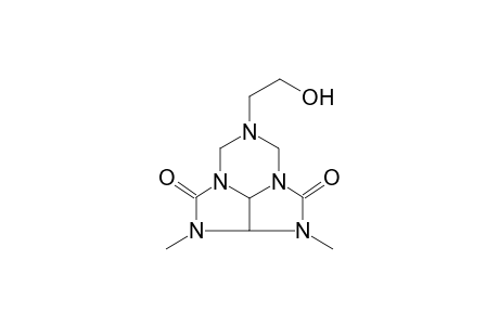 6-(2-hydroxyethyl)-2,3-dimethyltetrahydro-5H-2,3,4a,6,7a-pentaazacyclopenta[cd]indene-1,4(2H,3H)-dione