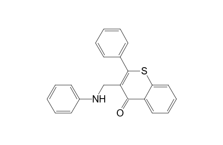 4H-1-Benzothiopyran-4-one, 2-phenyl-3-[(phenylamino)methyl]-