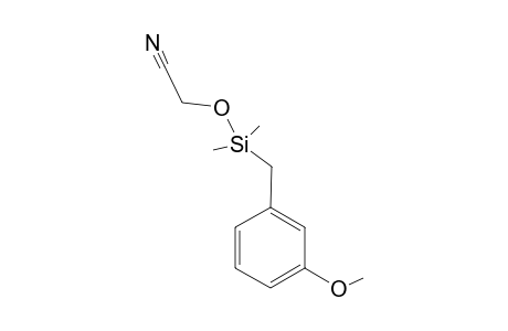 [(3-Methoxyphenyl)trimethylsilanyl]oxyacetonitrile