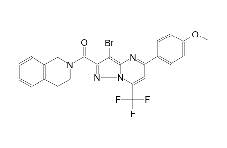 2-{[3-bromo-5-(4-methoxyphenyl)-7-(trifluoromethyl)pyrazolo[1,5-a]pyrimidin-2-yl]carbonyl}-1,2,3,4-tetrahydroisoquinoline