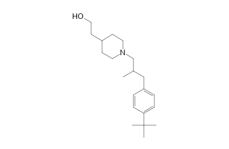 4-Piperidineethanol, 1-[3-[4-(1,1-dimethylethyl)phenyl]-2-methylpropyl]-