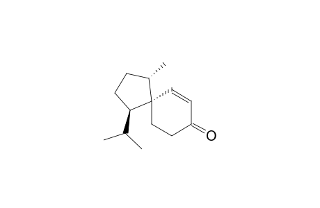 Spiro[4.5]dec-6-en-8-one, 1-methyl-4-(1-methylethyl)-, (1.alpha.,4.alpha.,5.alpha.)-