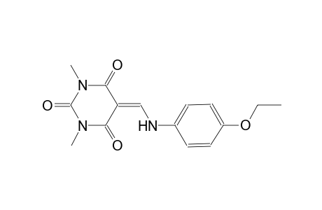 5-[(4-ethoxyanilino)methylene]-1,3-dimethyl-2,4,6(1H,3H,5H)-pyrimidinetrione
