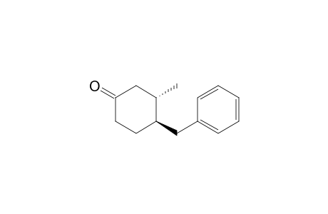 trans-3-Methyl-4-benzylcyclohexanone