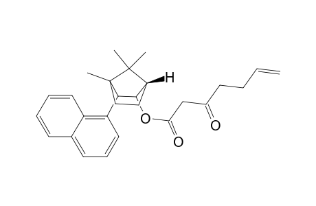 6-Heptenoic acid, 3-oxo-, 4,7,7-trimethyl-3-(1-naphthalenyl)bicyclo[2.2.1]hept-2-yl ester, [1S-(exo,exo)]-