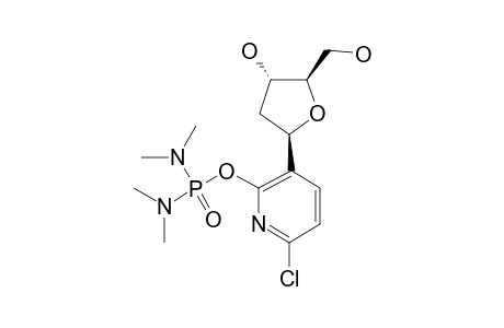1-BETA-[6-CHLORO-2-[[BIS-(DIMETHYLAMINO)-PHOSPHORYL]-OXY]-PYRIDIN-3-YL]-1,2-DIDEOXY-D-RIBOFURANOSIDE