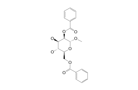 Methyl 2,6-di-O-benzoyl-.alpha.,D-mannopyranoside