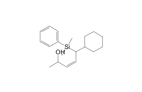 (2SR,5RS,3Z)-5-Cyclohexyl-5-dimethyl(phenyl)silylpent-3-en-2-ol