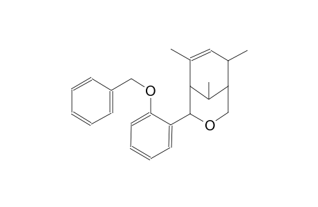 4-[2-(benzyloxy)phenyl]-6,8,9-trimethyl-3-oxabicyclo[3.3.1]non-6-ene