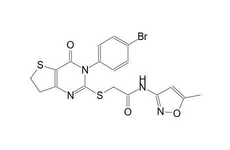 acetamide, 2-[[3-(4-bromophenyl)-3,4,6,7-tetrahydro-4-oxothieno[3,2-d]pyrimidin-2-yl]thio]-N-(5-methyl-3-isoxazolyl)-