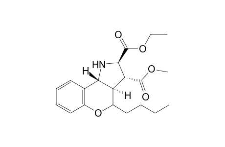 2-Ethyl 3-Methyl (2R*,3R*,3aR*,9bR*)-1-Butyl-1,2,3,3a,4,9b-hexahydrochromeno[4,3-b]pyrrole-2,3-dicarboxylate