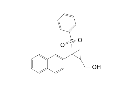 2-(Naphthalen-2-yl)-2-(phenylsulfonyl)cyclopropyl)methanol